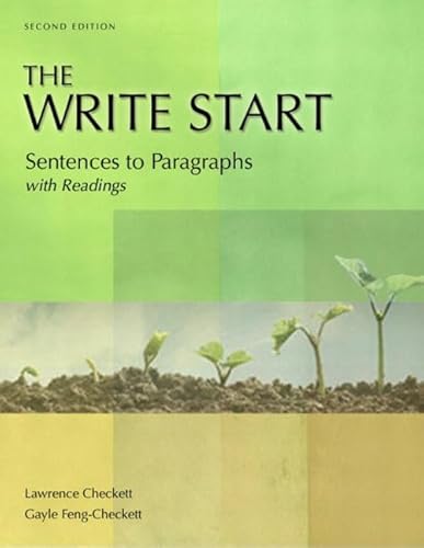 Beispielbild fr The Write Start : Sentences to Paragraphs, with Readings zum Verkauf von Better World Books: West