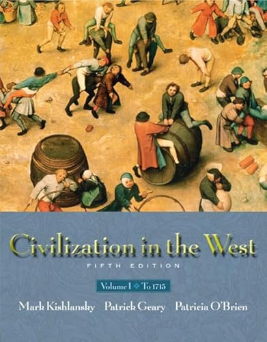 Beispielbild fr Civilization in the West, Vol. 1: Chapters 1-16, Fifth Edition zum Verkauf von Wonder Book