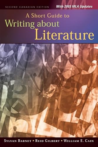 Stock image for Short Guide to Writing about Literature Second Canadian Edition for sale by Better World Books: West