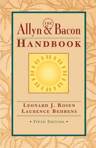 Imagen de archivo de The Allyn & Bacon Handbook (5th Edition) a la venta por SecondSale