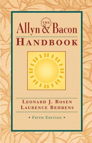 Stock image for The Allyn & Bacon Handbook (5th Edition) for sale by SecondSale