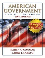 American Government: Readings and Cases (9780321106377) by O'Connor, Karen