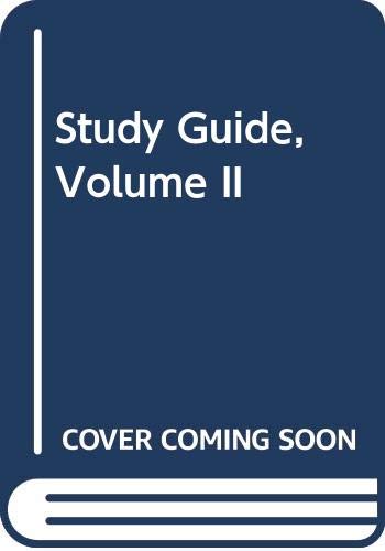 Study Guide, Volume 2 (9780321108333) by Palmira Brummett; Robert Edgar; Neil Hackett; George Jewsbury; Alastair Taylor; Nels Bailkey