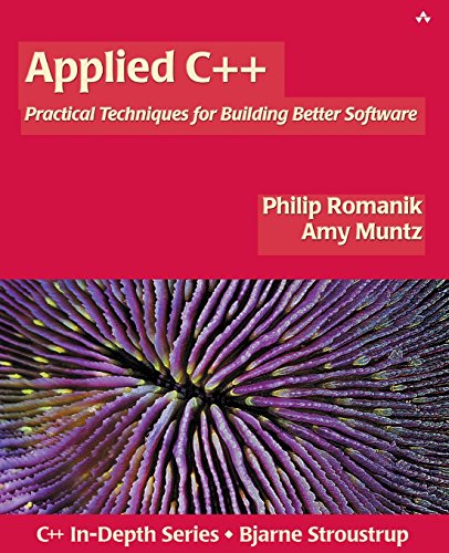 Imagen de archivo de Applied C++: Practical Techniques for Building Better Software [With CDROM] a la venta por ThriftBooks-Dallas
