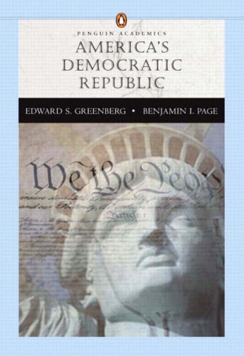 9780321112378: America's Democratic Republic (Penguin Academic Series)