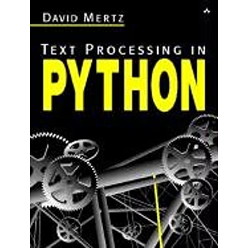 Beispielbild fr Text Processing in Python zum Verkauf von BooksRun