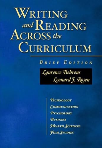 9780321113085: Writing and Reading Across the Curriculum, Brief Edition