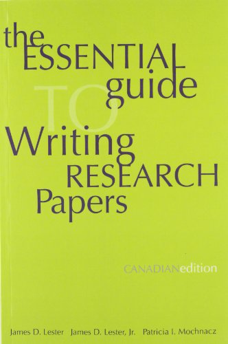9780321115133: Essential Guide to Writing Research Papers, Canadian Edition