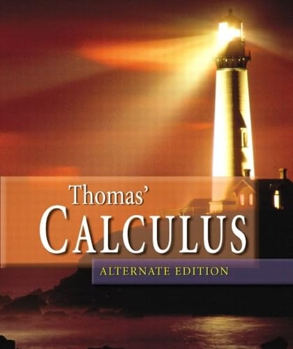 thomas calculus alternate edition Hass, weir & thomas, university calculus: alternate edition | pearson.