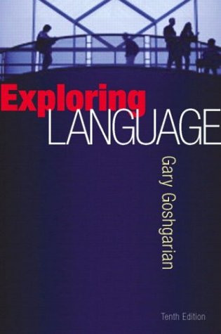 Beispielbild fr Exploring Language, 10th Edition zum Verkauf von Wonder Book