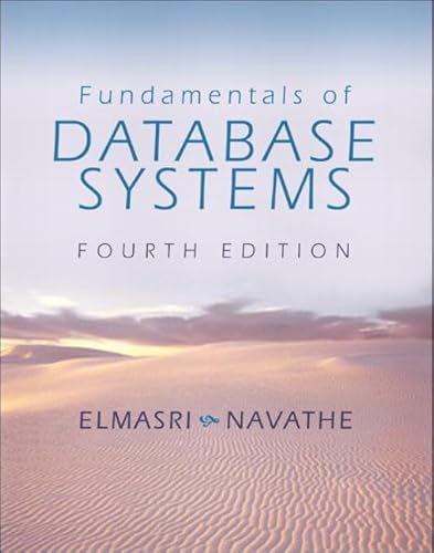 Beispielbild fr Fundamentals of Database Systems zum Verkauf von Wonder Book