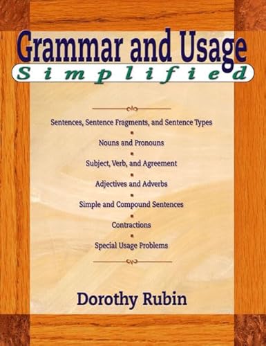 Grammar Simplified (9780321122490) by Rubin, Dorothy