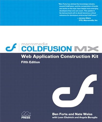 Immagine dell'editore per Macromedia Coldfusion Mx: Web Application Construction Kit venduto da Phatpocket Limited