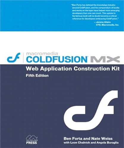 Stock image for Macromedia Coldfusion Mx: Web Application Construction Kit for sale by HPB-Red