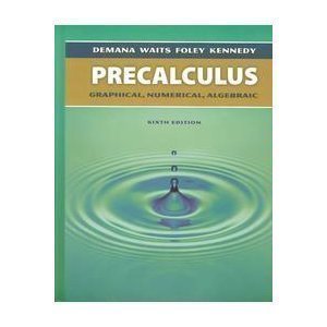 Imagen de archivo de Precalculus Graphical, Numerical, Algebraic Teachers Edition a la venta por KuleliBooks