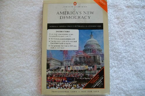 America's New Democracy: Election Update (Penguin Academics) (9780321136275) by Fiorina, Morris P.; Peterson, Paul E.; Voss, D. Stephen