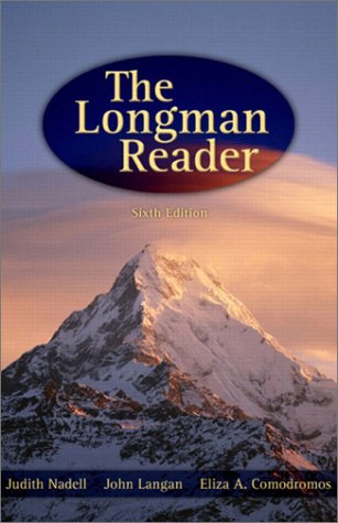 Beispielbild fr The Longman Reader zum Verkauf von Better World Books