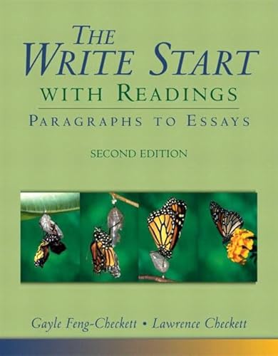 Beispielbild fr The Write Start With Readings: Paragraphs to Essays zum Verkauf von Irish Booksellers