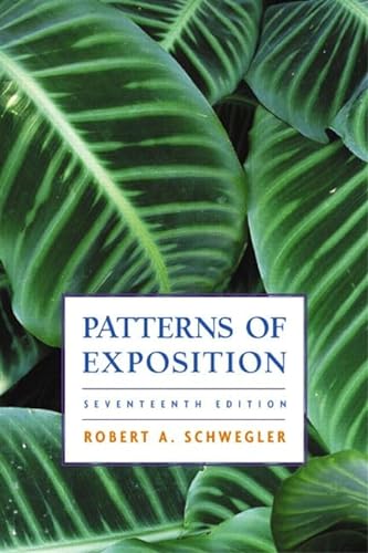 Beispielbild fr Patterns of Exposition zum Verkauf von Better World Books