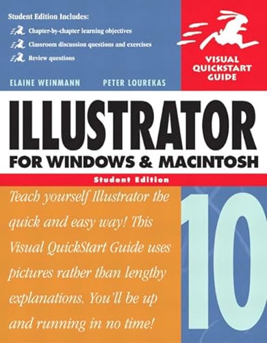 Imagen de archivo de Illustrator 10 for Windows and Macintosh : Visual Quickstart Guide a la venta por Better World Books