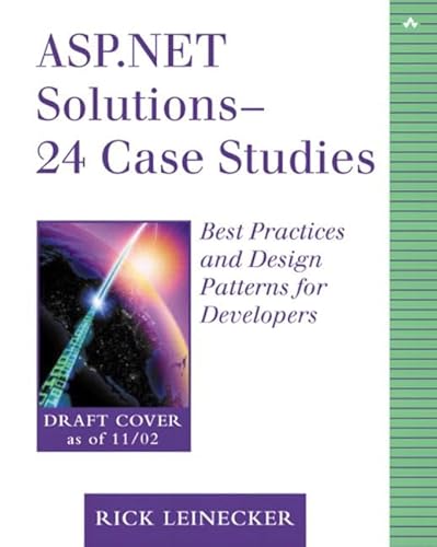 Beispielbild fr ASP.NET Solutions - 23 Case Studies: Best Practices for Developers zum Verkauf von Ammareal