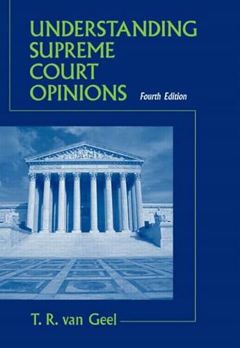 Beispielbild fr Understanding Supreme Court Opinions (4th Edition) zum Verkauf von More Than Words