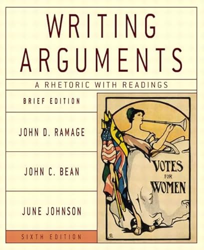 Imagen de archivo de Writing Arguments : A Rhetoric with Readings a la venta por Better World Books
