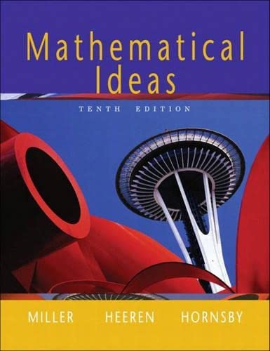 Stock image for Mathematical Ideas for sale by Better World Books