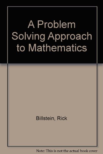 9780321168757: A Problem Solving Approach to Mathematics: Recover