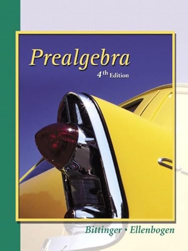 9780321173720: Prealgebra (Hardcover Edition)