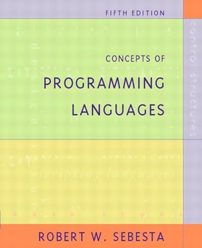 9780321176455: Concepts of Programming Languages: International Edition
