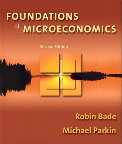 Imagen de archivo de Foundations of Microeconomics a la venta por Better World Books