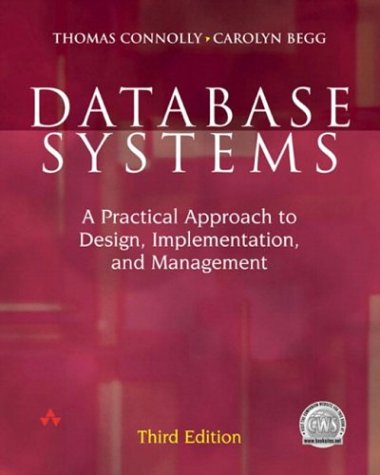 Stock image for Database Systems: A Practical Approach to Design, Implementation, and Management, Third Edition for sale by HPB-Red
