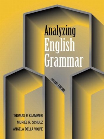 9780321182715: Analyzing English Grammar