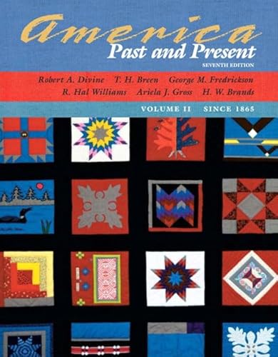 Beispielbild fr America Vol. 2 : Past and Present since 1865 zum Verkauf von Better World Books