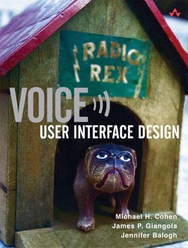 9780321185761: Voice User Interface Design