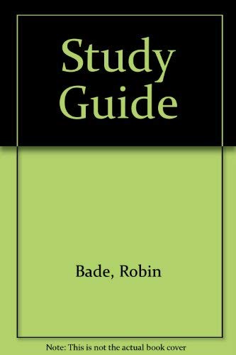 Stock image for Study Guide for sale by HPB-Red