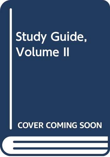 Study Guide, Volume II (9780321188519) by Martin, James Kirby; Roberts, Randy J.; Mintz, Steven; McMurry, Linda O.; Jones, James H.