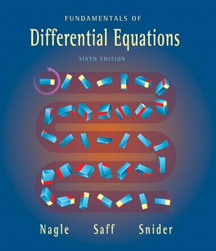 Beispielbild fr Fundamentals of Differential EquationNagle, Kent R.; Saff, Edward B.; zum Verkauf von Iridium_Books