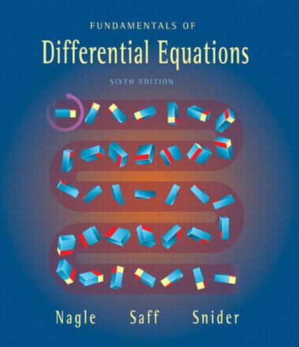 Stock image for Fundamentals of Differential EquationNagle, Kent R.; Saff, Edward B.; for sale by Iridium_Books