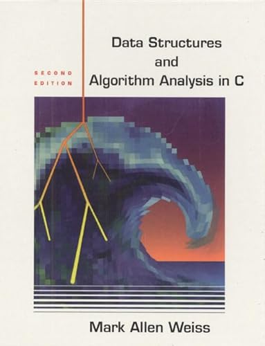 Beispielbild fr Data Structures and Algorithm Analysis in C: International Edition (Pie) zum Verkauf von medimops