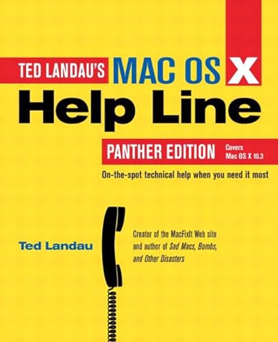 Stock image for Mac OS X Help Line, Panther Edition Landau, Ted; Frakes, Dan for sale by Iridium_Books