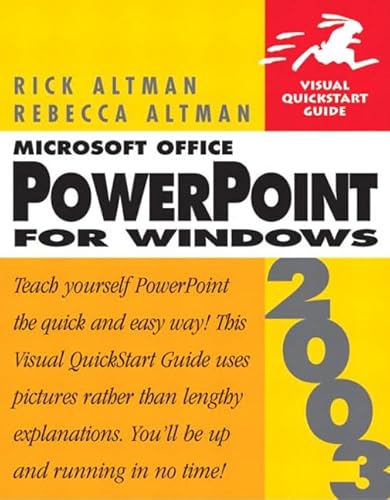 Beispielbild fr Microsoft Office Powerpoint 2003 for Windows : Visual QuickStart Guide zum Verkauf von Better World Books