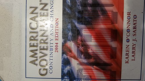 Stock image for American Government Nasta : Continuity and Change for sale by Better World Books