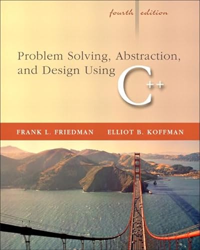 9780321197184: Problem Solving, Abstraction, and Design using C++: United States Edition