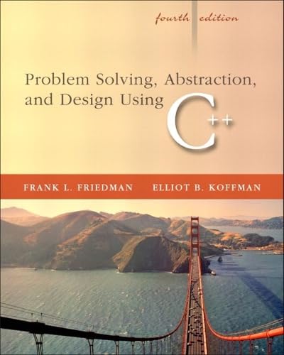 9780321197184: Problem Solving, Abstraction, and Design using C++: United States Edition