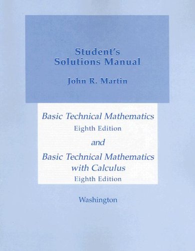 9780321197429: Student's Solutions Manual