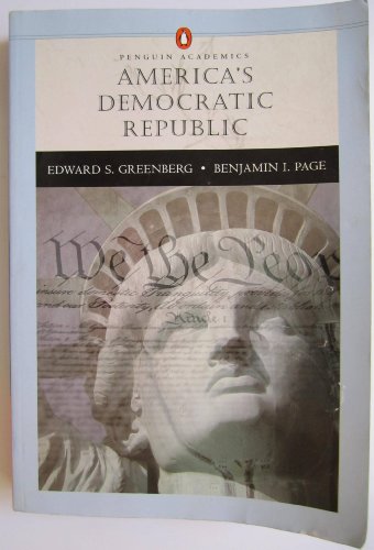 Beispielbild fr America's Democratic Republic (Penguin Academics Series) zum Verkauf von HPB-Red