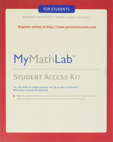 9780321199911: My Math Lab: Student Access Kit