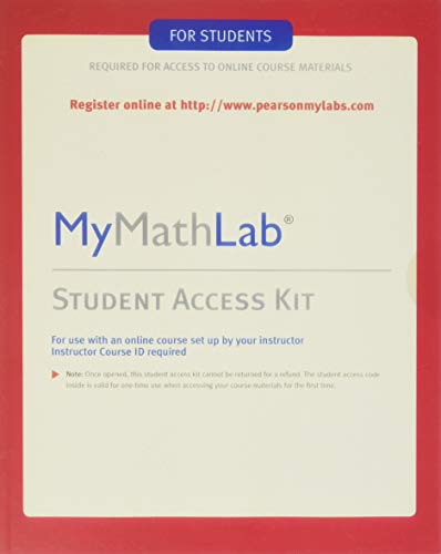 9780321199911: MyLab Math -- Standalone Access Card: Student Access Kit